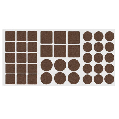 Selbstklebendes Filzpad Mix NTP Brown 