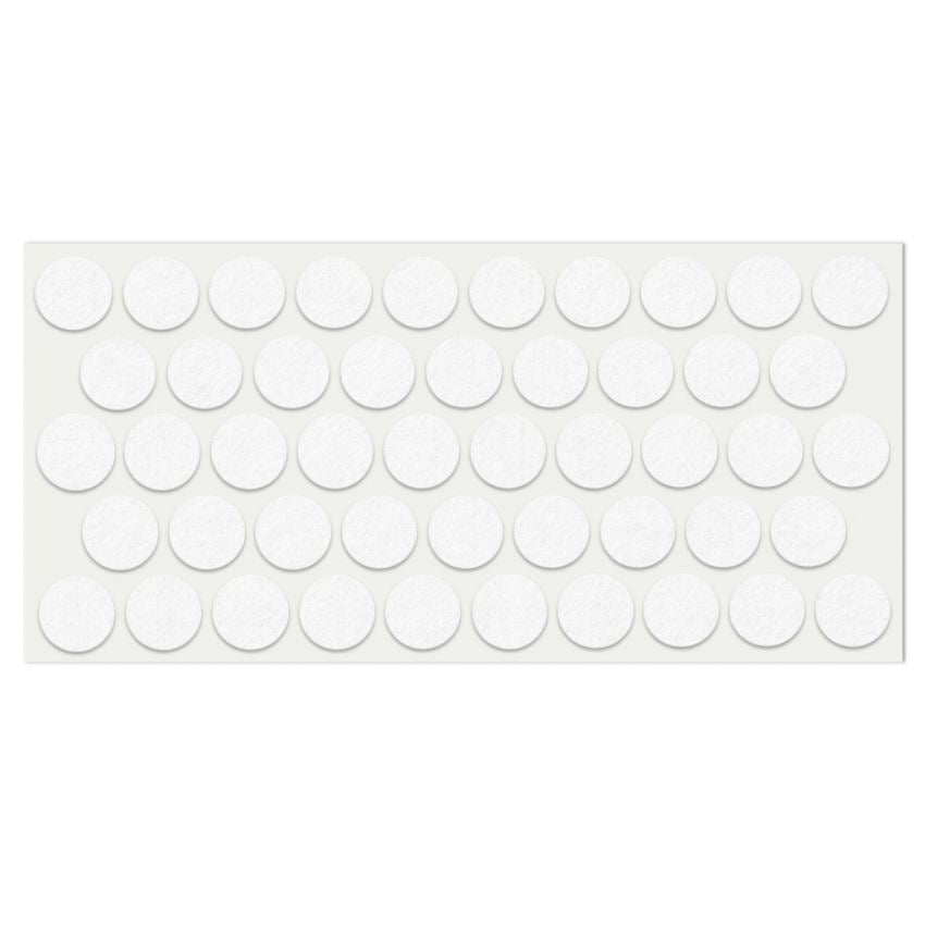 Selbstklebendes Filzpad Ø20mm NTP White 