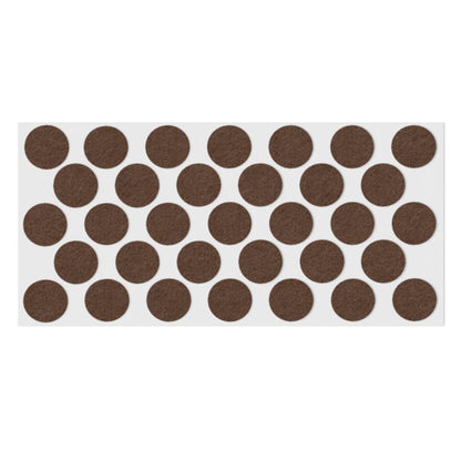 Selbstklebendes Filzpad Ø24mm NTP Brown 
