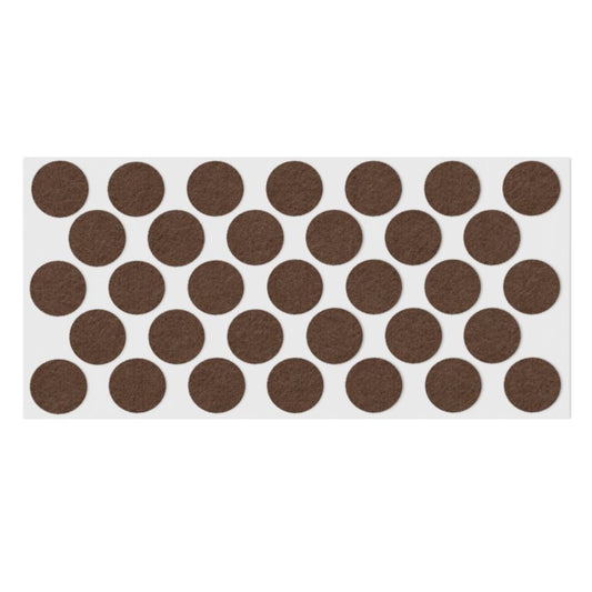Selbstklebendes Filzpad Ø24mm NTP Brown 