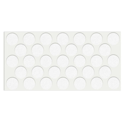 Selbstklebendes Filzpad Ø24mm NTP White 