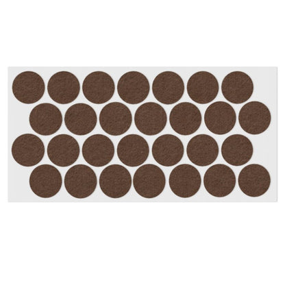 Selbstklebendes Filzpad Ø28mm NTP Brown 