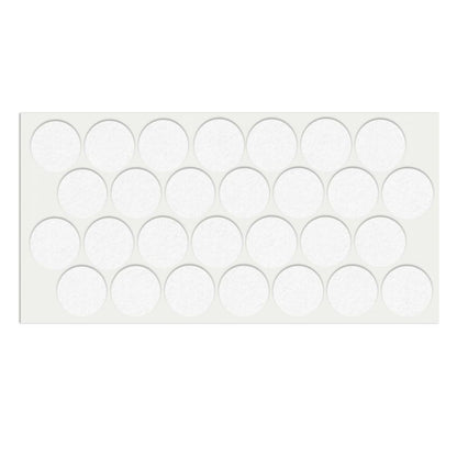 Selbstklebendes Filzpad Ø28mm NTP White 