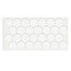 Selbstklebendes Filzpad Ø28mm NTP White 