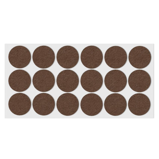 Selbstklebendes Filzpad Ø35mm NTP Brown 