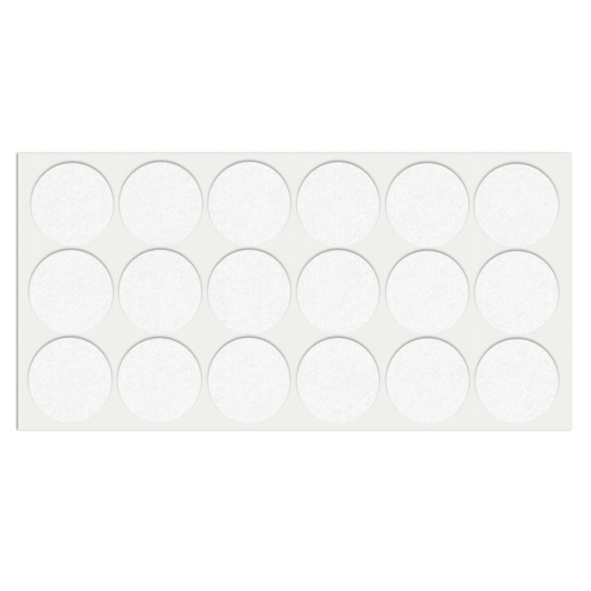 Selbstklebendes Filzpad Ø35mm NTP White 
