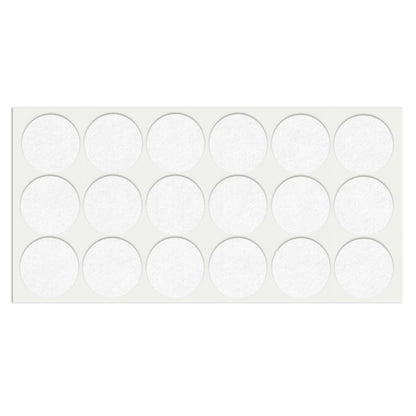 Selbstklebendes Filzpad Ø35mm NTP White 