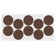 Selbstklebendes Filzpad Ø45mm NTP Brown 