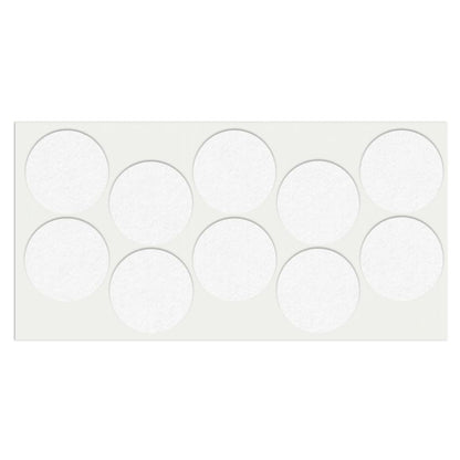 Selbstklebendes Filzpad Ø45mm NTP White 