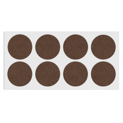 Selbstklebendes Filzpad Ø50mm NTP Brown 