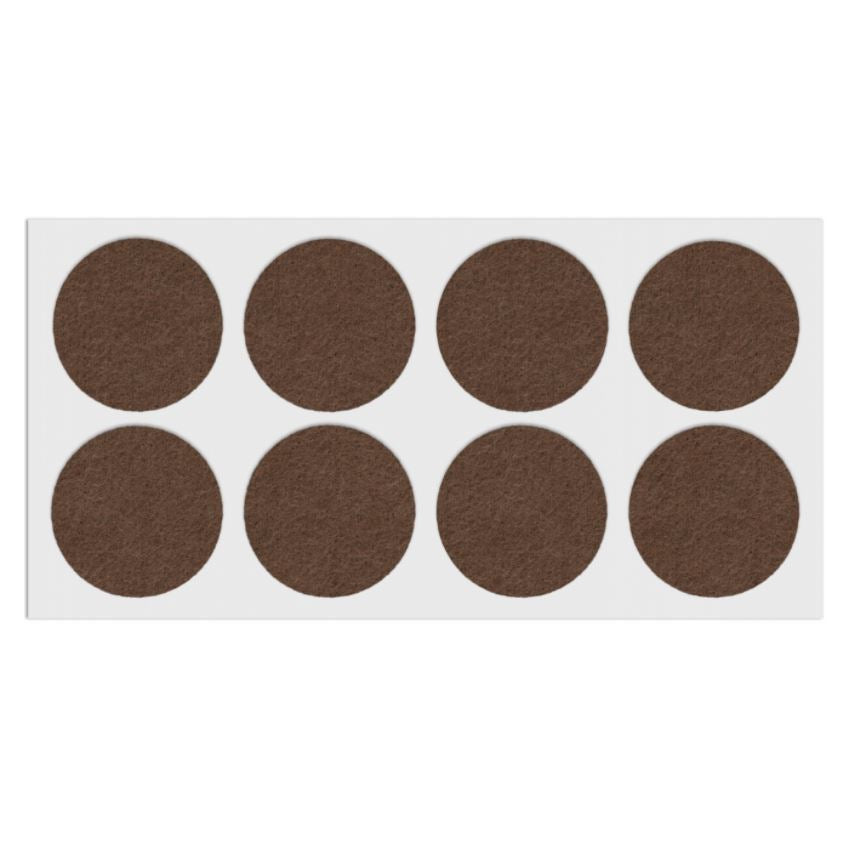 Selbstklebendes Filzpad Ø50mm NTP Brown 