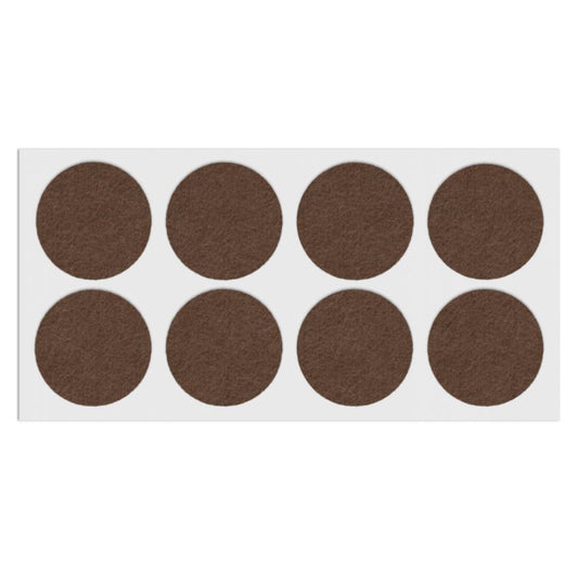 Selbstklebendes Filzpad Ø50mm NTP Brown 