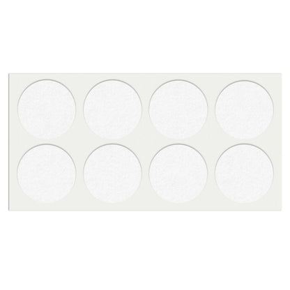 Selbstklebendes Filzpad Ø50mm NTP White 