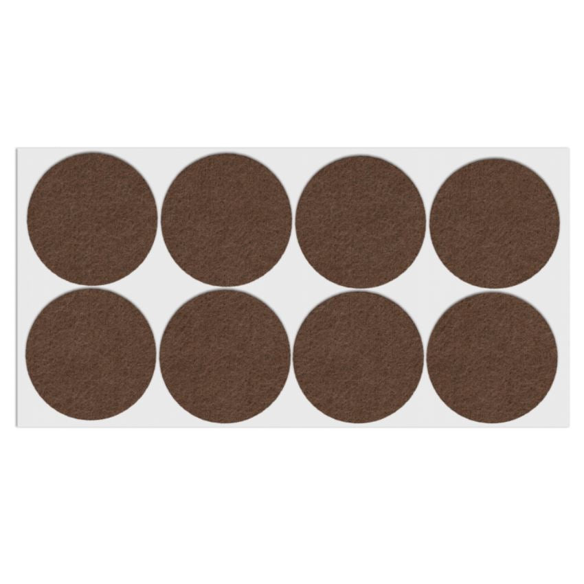 Selbstklebendes Filzpad Ø55mm NTP Brown 